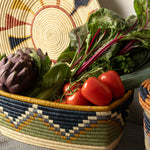 Zig Zag Rectangle Basket ~ Rooted Collection