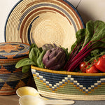 Large Breaking Waves Basket ~ Rooted Collection