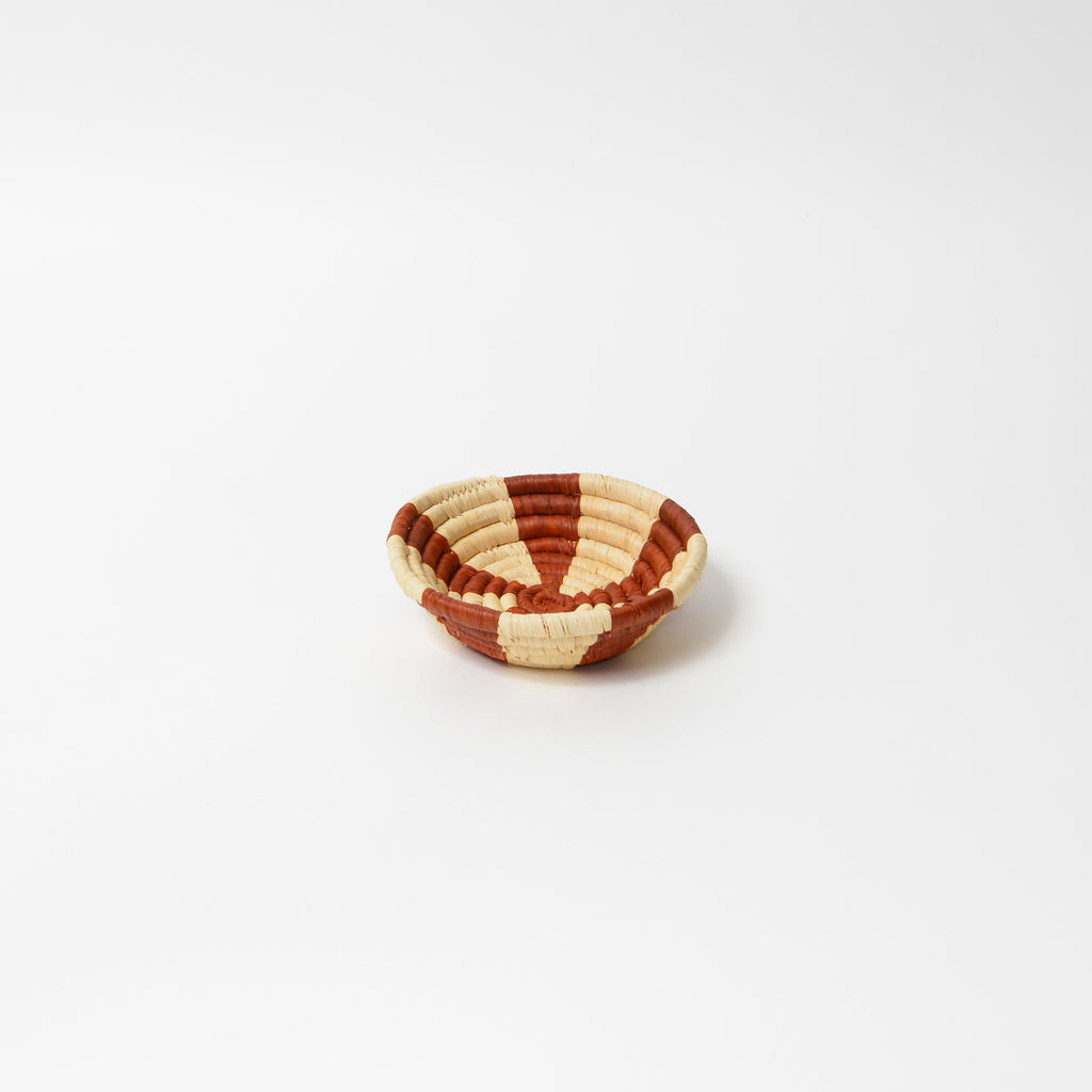 Mini Basket Ornament ~ Copper Rays