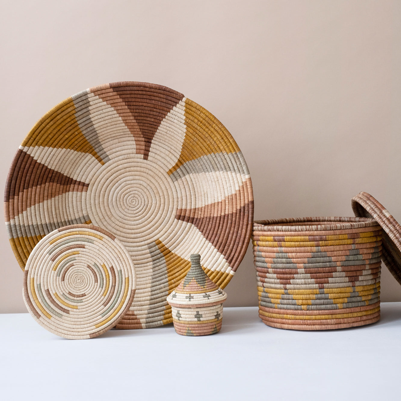 Blossom Lidded Basket ~ Elevate Collection