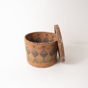 Blossom Lidded Basket ~ Elevate Collection