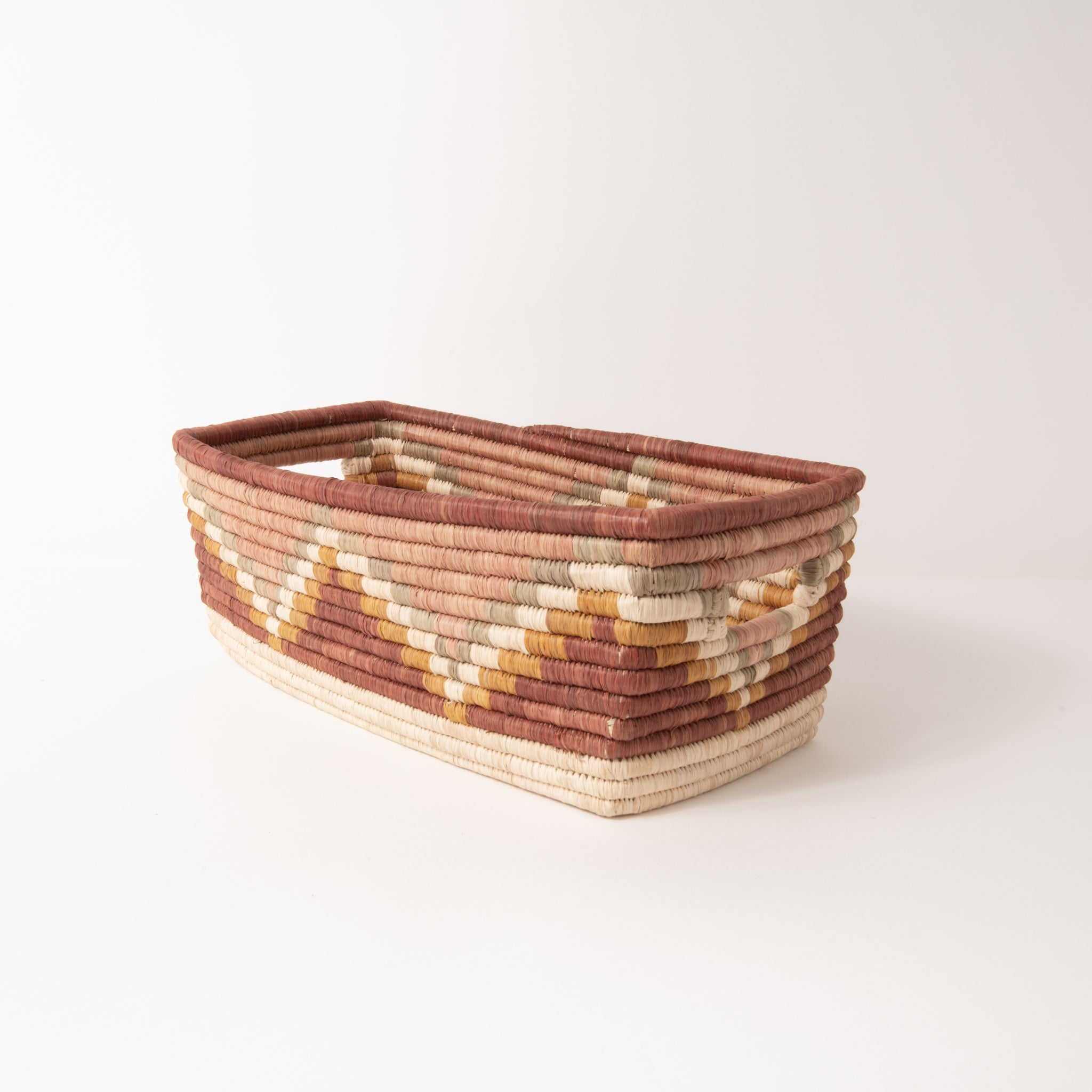 Zig Zag Rectangle Basket ~ Elevate Collection