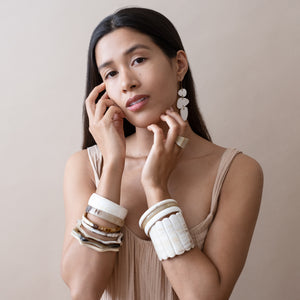 Horn Lattice Bangle