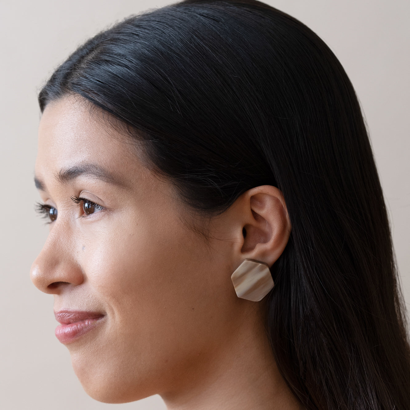 Honeycomb Post Earrings