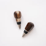 Horn Wine Stopper Set