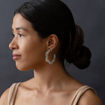 Honeycomb Hoop Earrings