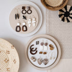 Monstera Palm Earrings
