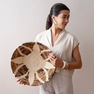 Large Sunspot Basket ~ Banana Fiber
