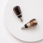 Horn Wine Stopper Set