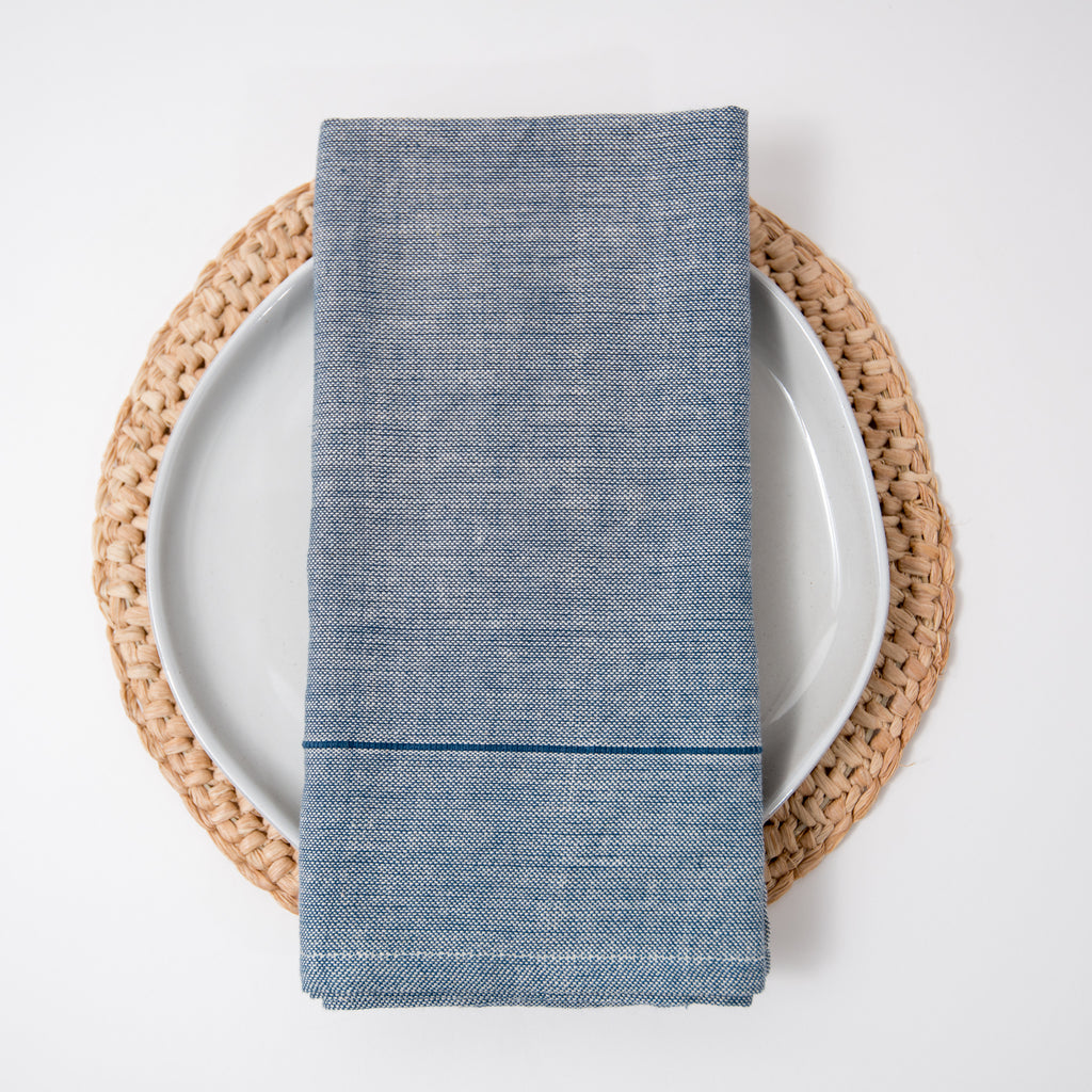 Perennial Napkin ~ Washed Indigo