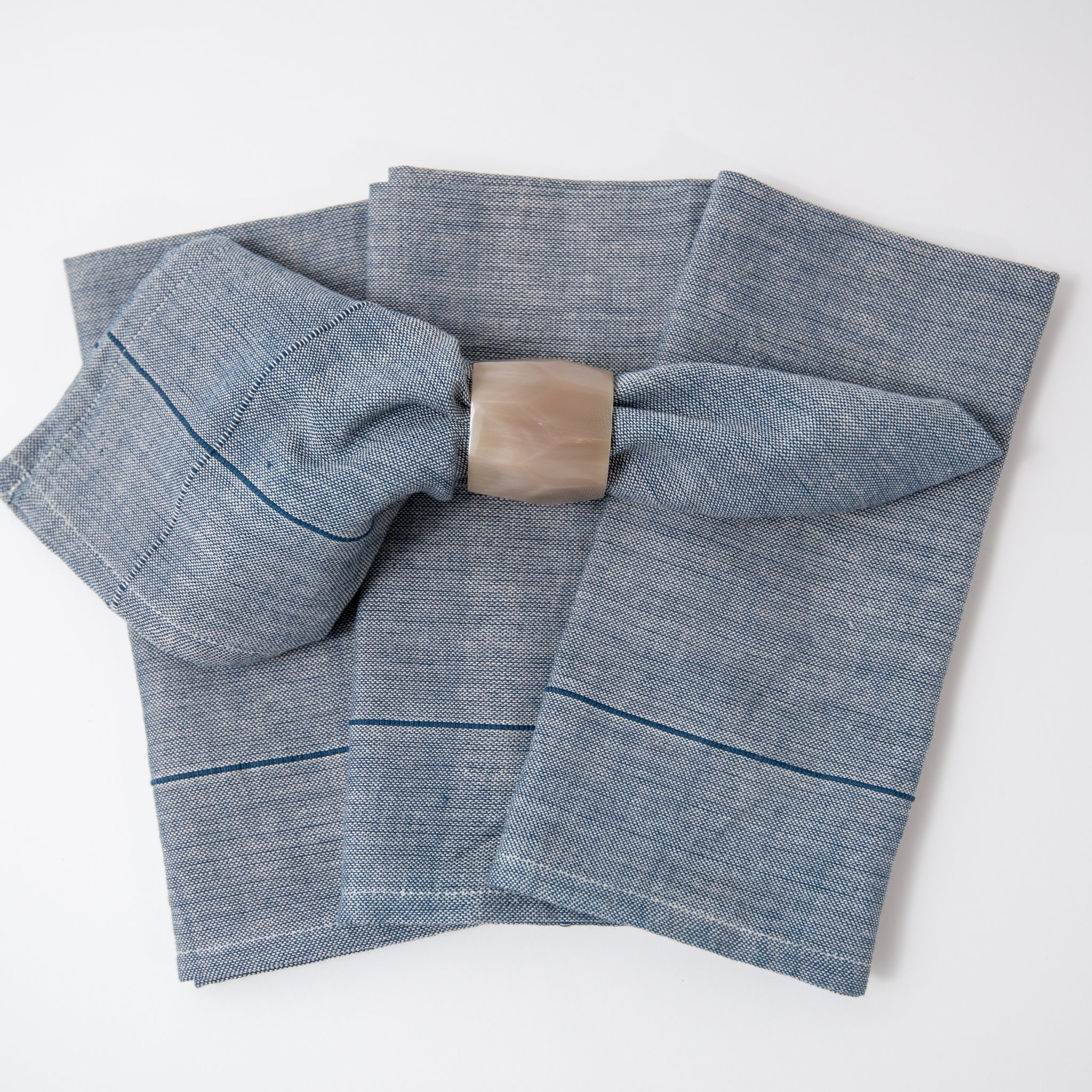 Perennial Napkin Set ~ Washed Indigo (Set of 4)