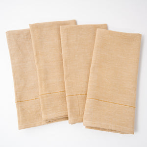 Perennial Napkin Set ~ Washed Ecru (Set of 4)