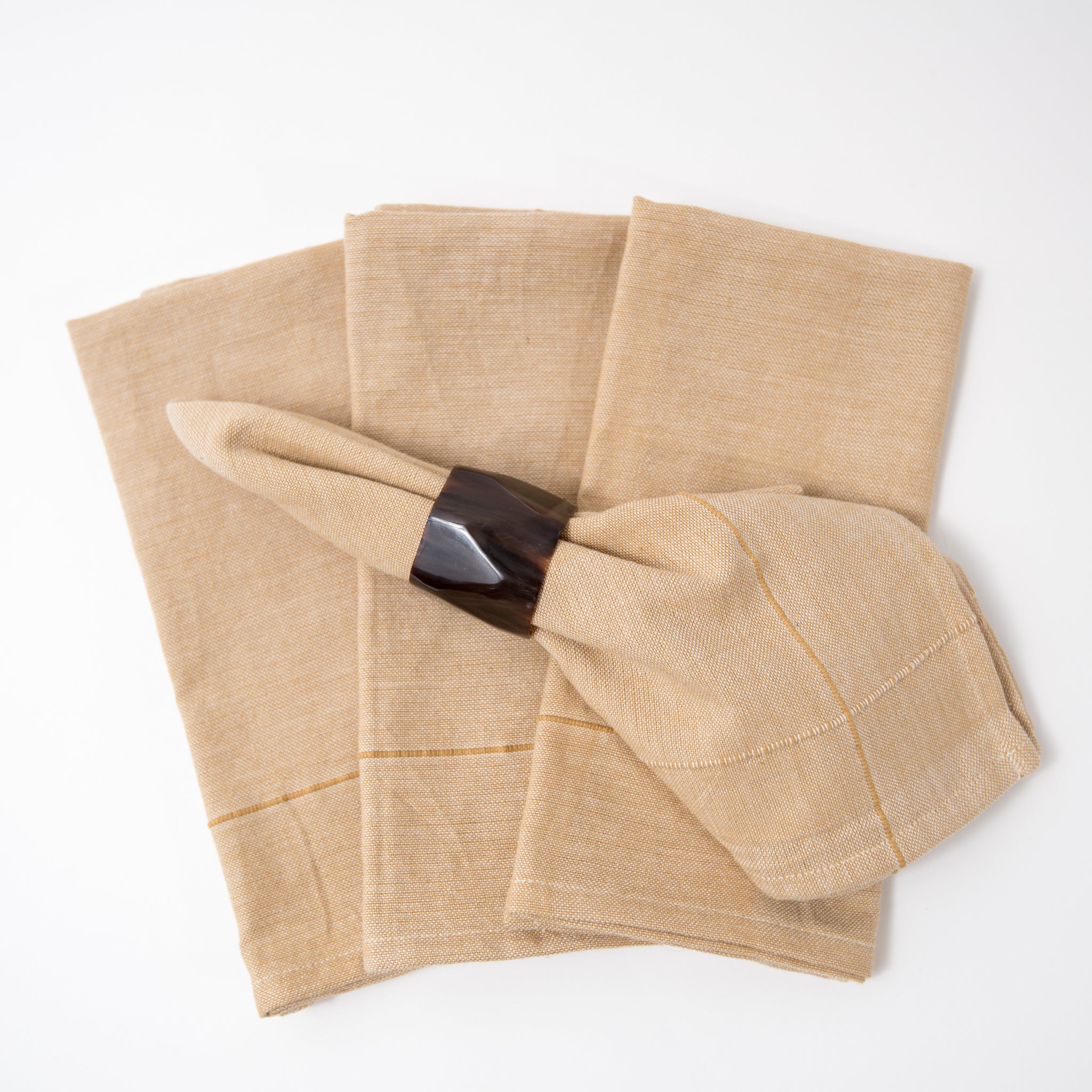 Perennial Napkin Set ~ Washed Ecru (Set of 4)