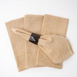Perennial Napkin Set ~ Washed Ecru (Set of 4)