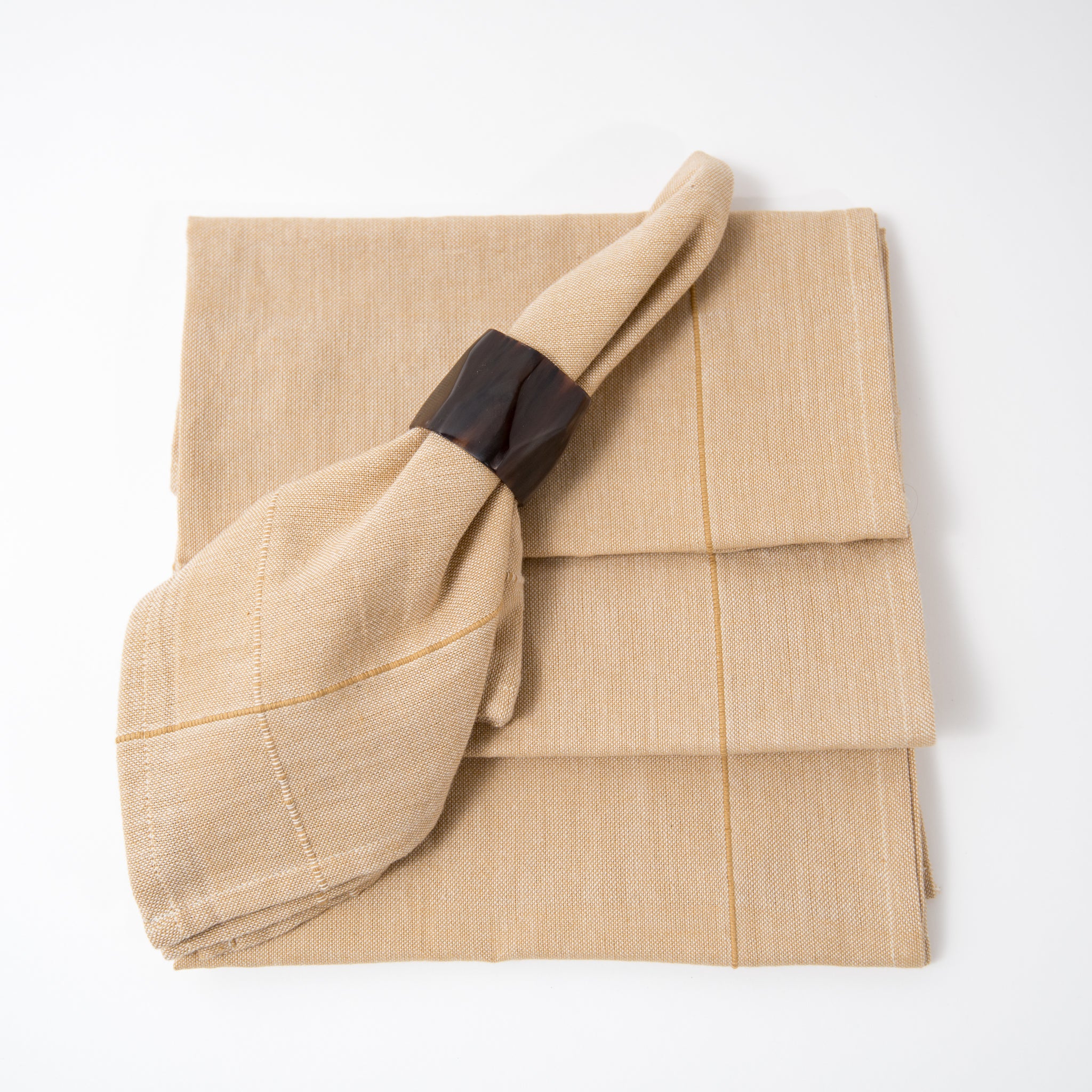 Perennial Napkin Set ~ Washed Ecru (Set of 4)