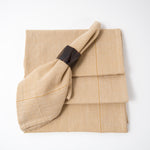Perennial Napkin Set ~ Washed Ecru (Set of 4)
