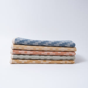 Scandinavian Folk Hand Towel ~ Diamond Burnt Orange