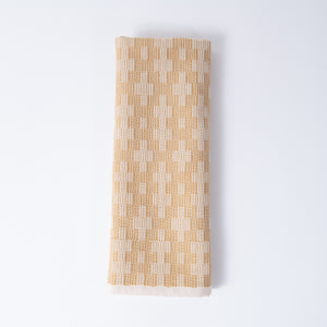 Scandinavian Folk Hand Towel ~ Double Positive Ecru