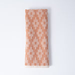 Scandinavian Folk Hand Towel ~ Diamond Burnt Orange