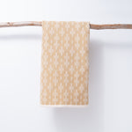 Scandinavian Folk Hand Towel ~ Double Positive Ecru