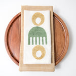 Hand Block Printed Napkin ~ Earthy Bemba