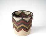 Zig Zag Bucket Basket ~ Rooted Collection