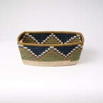 Zig Zag Rectangle Basket ~ Rooted Collection