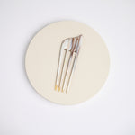 Pointed Hair Pin ~ 4 Prong