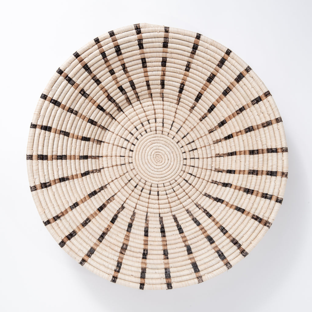 Extra Large Radial Basket ~ Banana Fiber