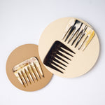 Crescent Horn Hair Comb