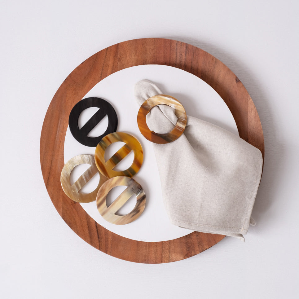 Horn Scarf Buckle & Napkin Ring