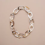 Oval Horn Chain Necklace