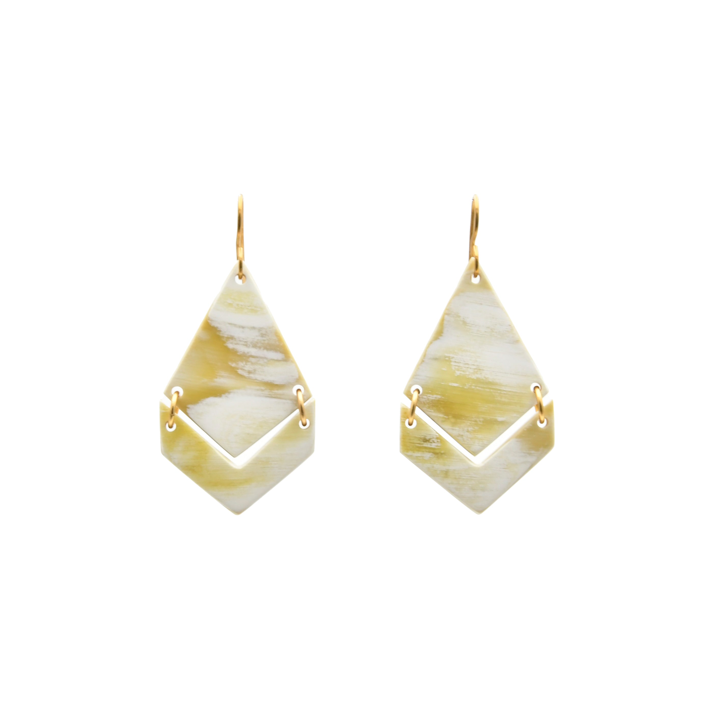 Deco Chevron Earrings
