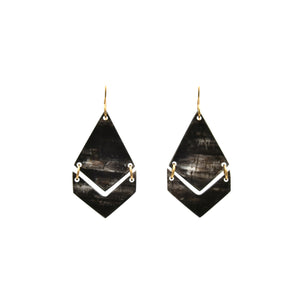 Deco Chevron Earrings